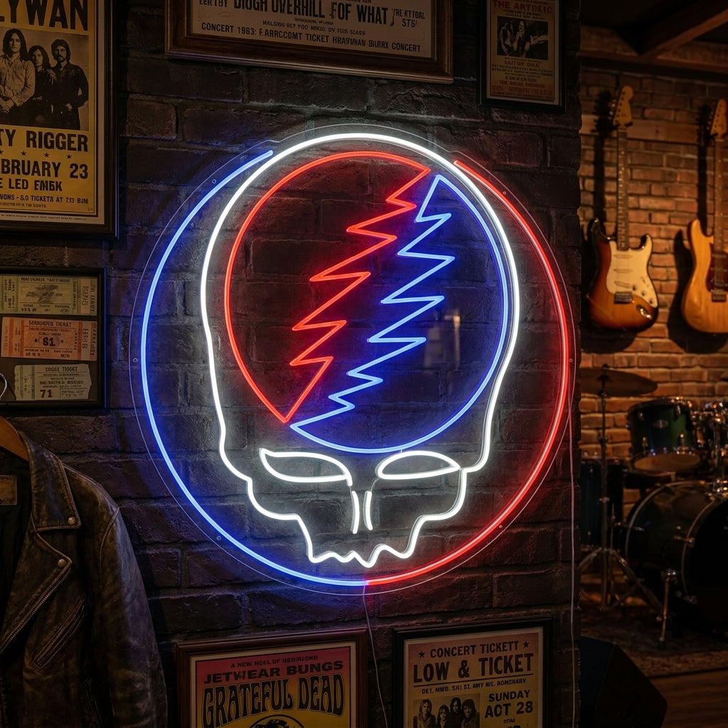 "Grateful Dead" Neonskylt