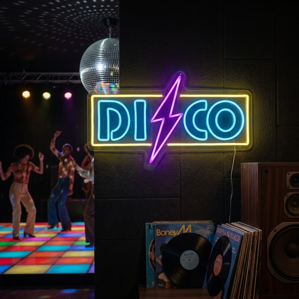 "Disco" Neonskylt
