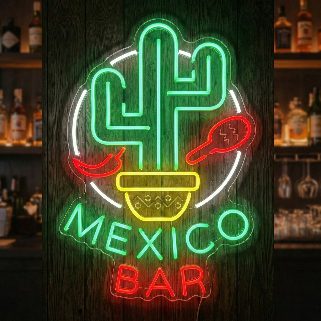 "Mexico Bar" Neonskylt