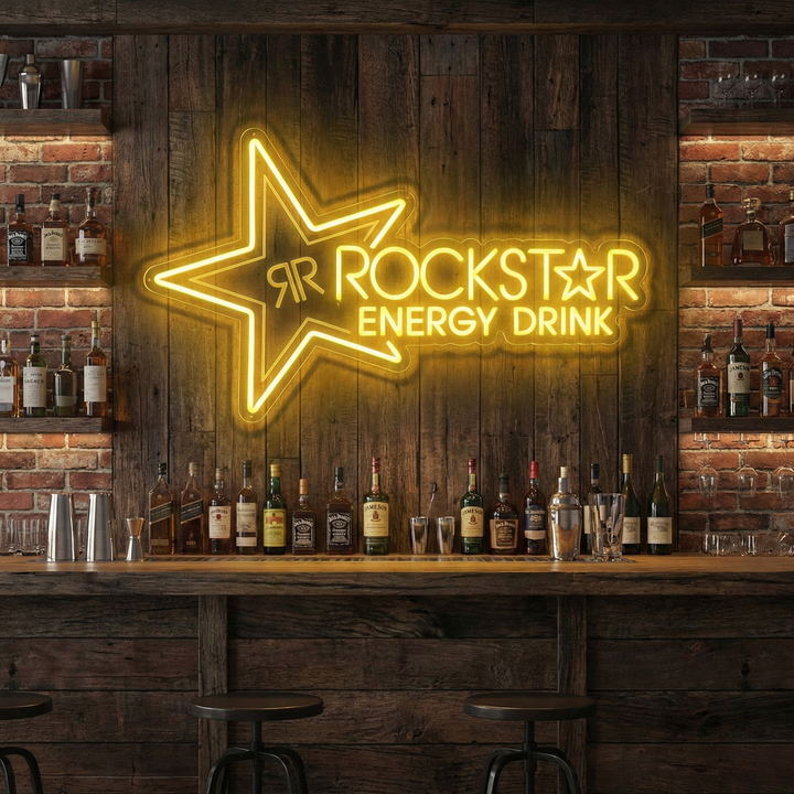 "Rockstar" Neonskylt
