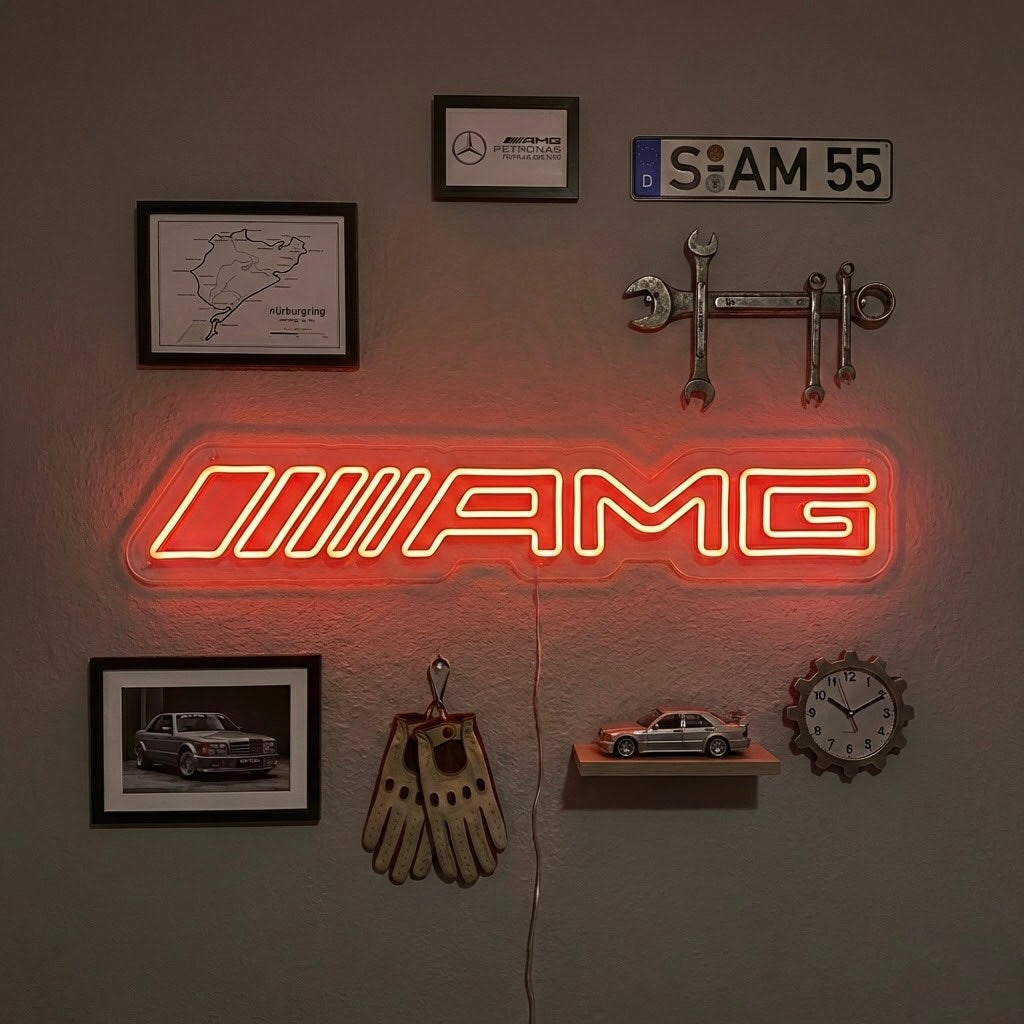 "AMG" Neonskylt
