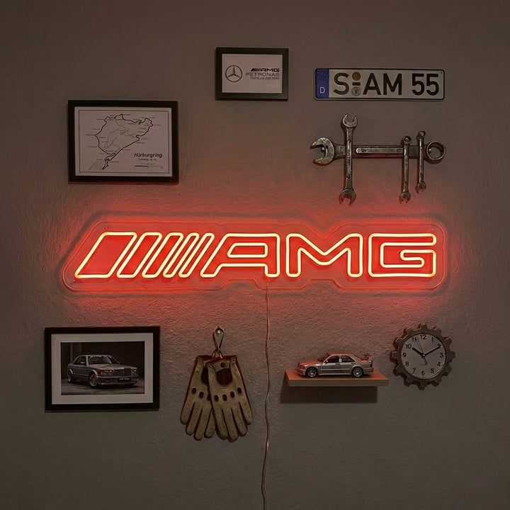 "AMG" Neonskylt