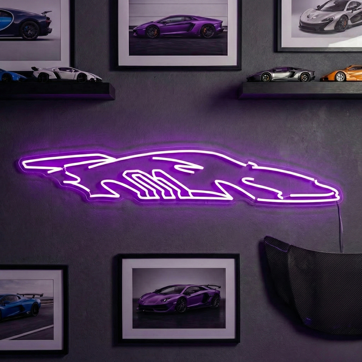 "Tävlingsbil" Neonskylt