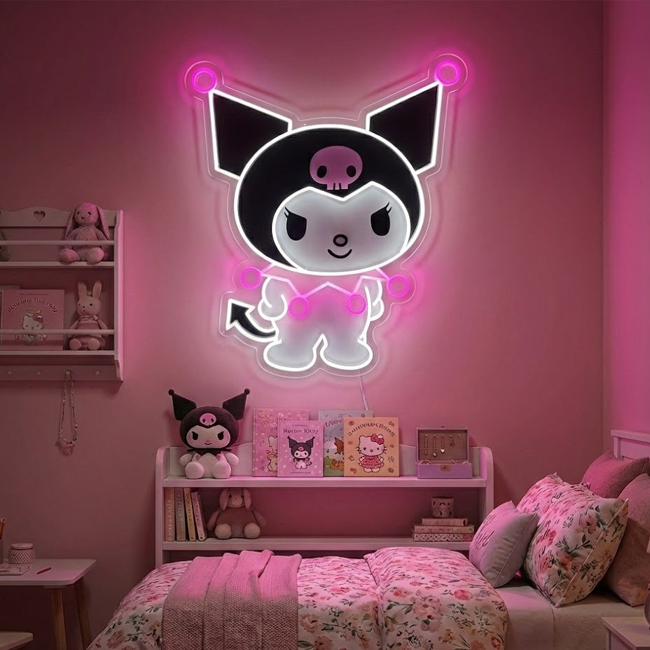"Kuromi Anime" Neonskylt