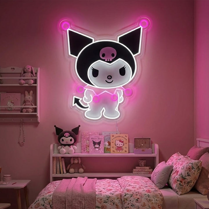 "Kuromi Anime" Neonskylt