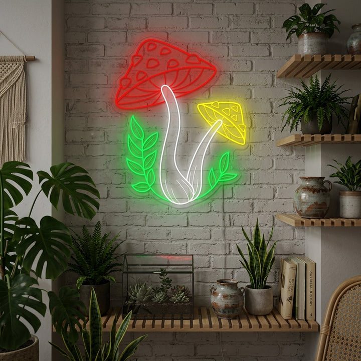 "Svamp" Neonskylt