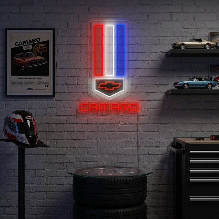 "Camaro-emblem" Neonskylt