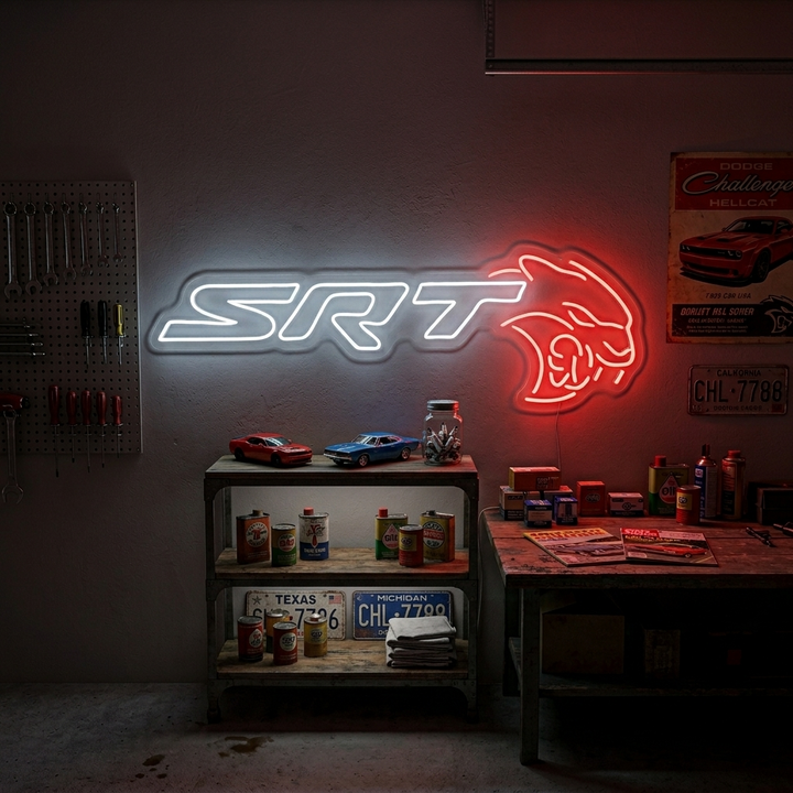 "SRT" Neonskylt
