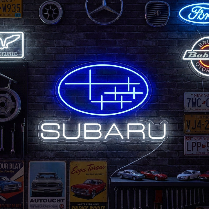 "Subaru-logotyp" Neonskylt