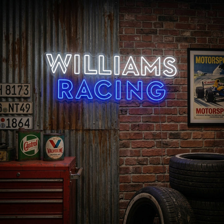 "Williams Racing-logotyp" Neonskylt