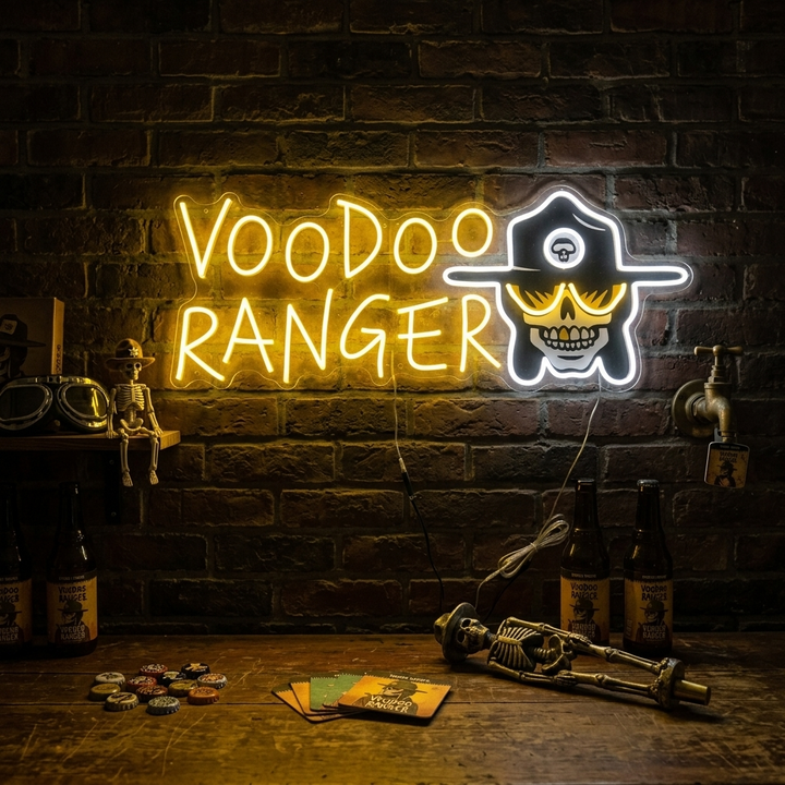 "Voodoo Ranger" Neonskylt