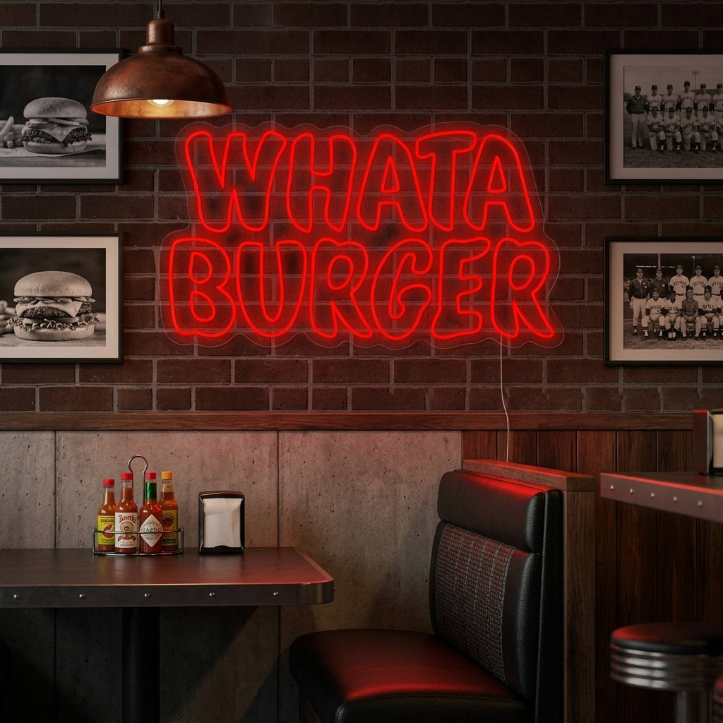 "Whataburger" Neonskylt