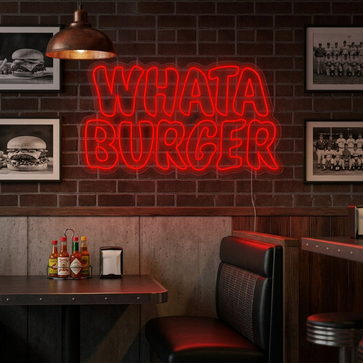 "Whataburger" Neonskylt