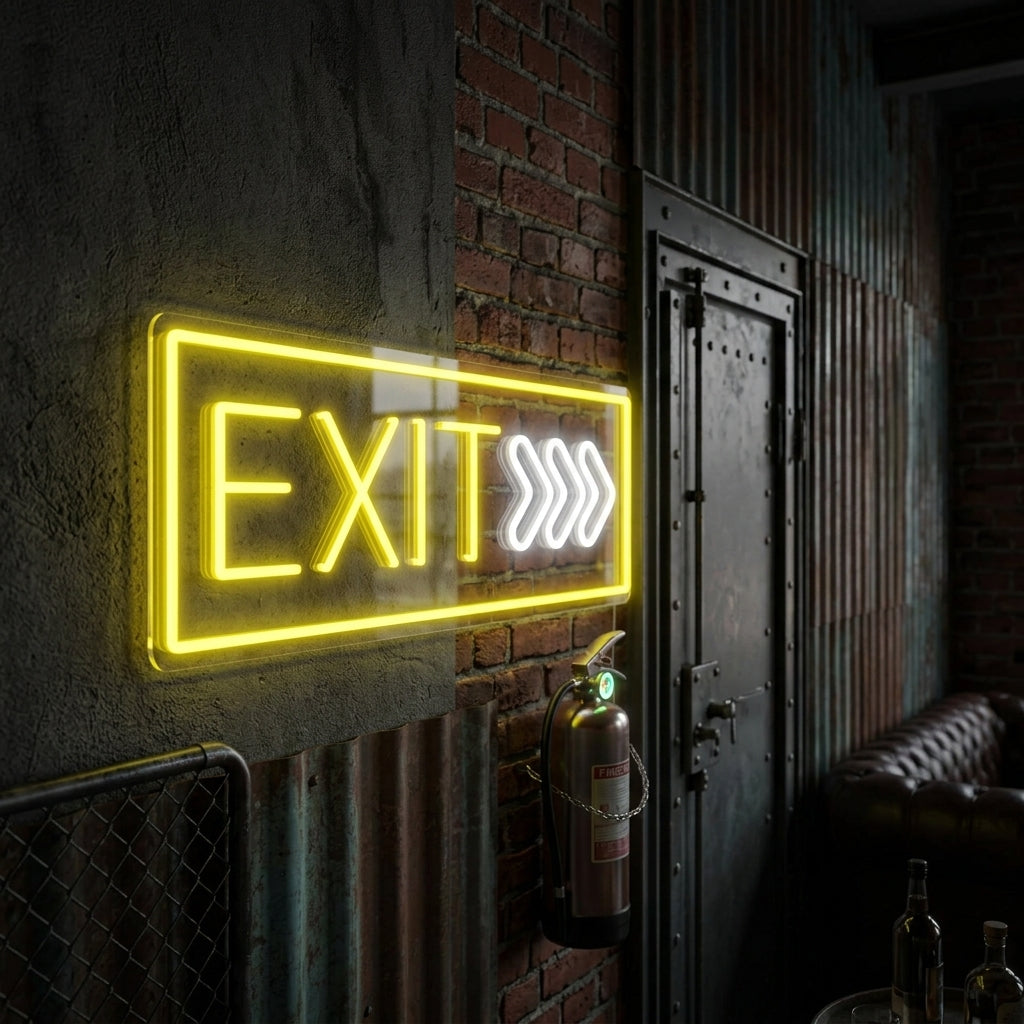 "Exit" Neonskylt
