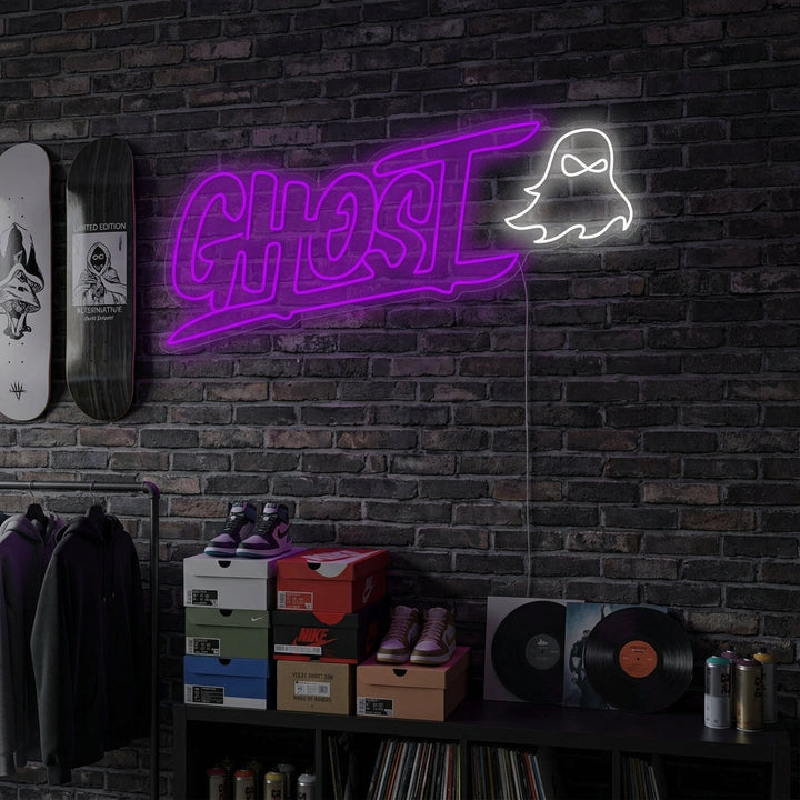 "Ghost" Neonskylt