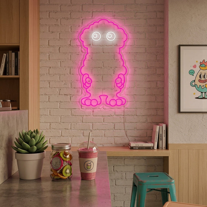 "Scoop" Neonskylt