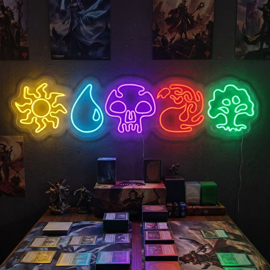 "Magiskt MTG" Neonskylt