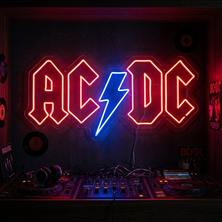 "ACDC" Neonskylt