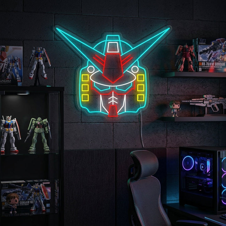 "Gundam Robot" Neonskylt