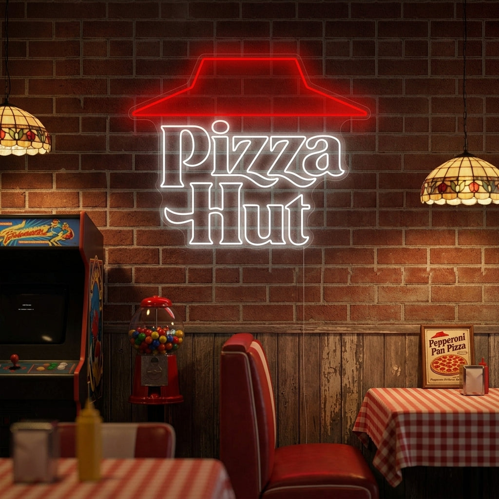 "Pizza Brand Logo" Neonskylt