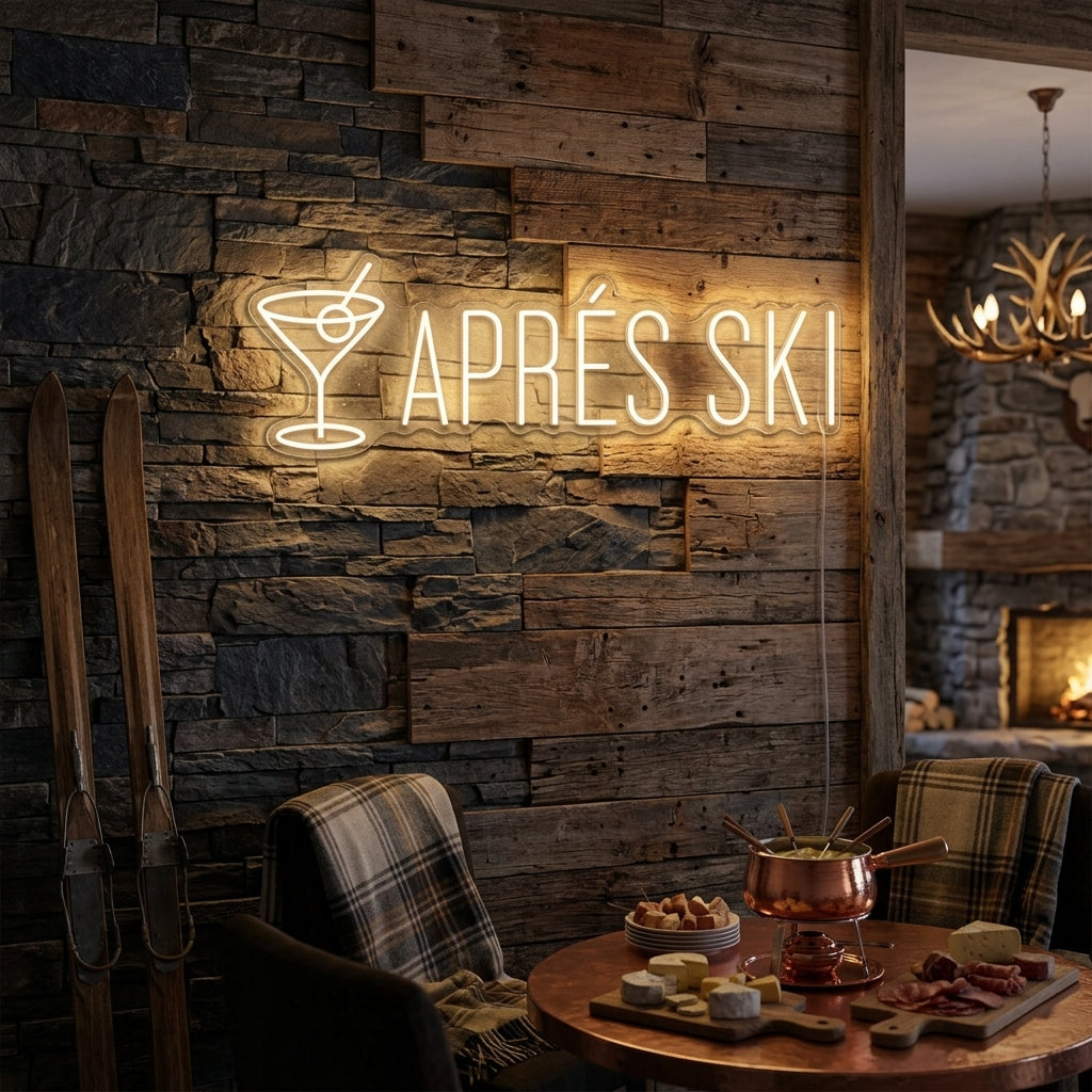 "Après Ski" Neonskylt