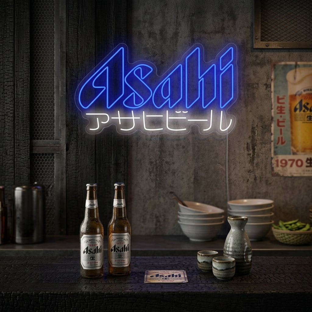 "Japan öllogotyp" Neonskylt