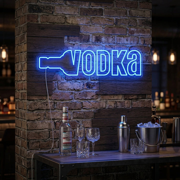 "Vodka" Neonskylt