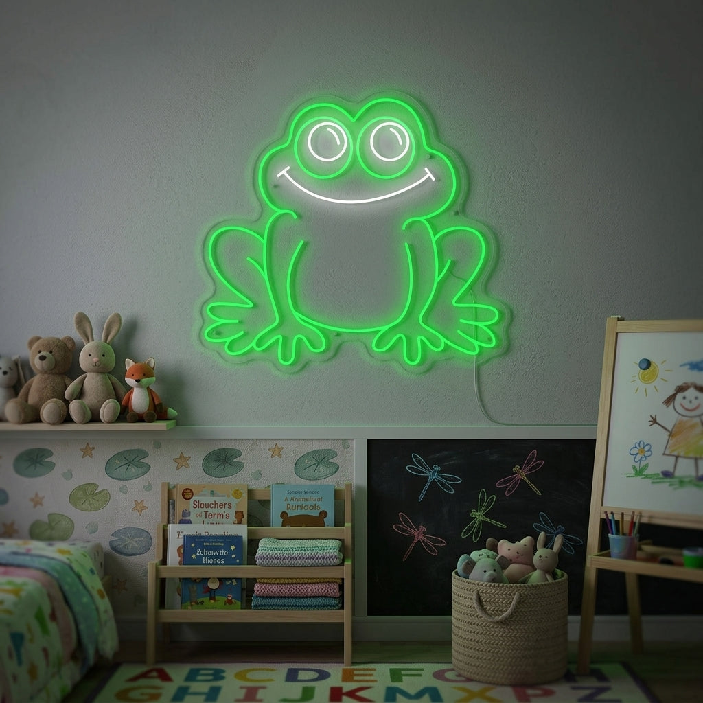 "Groda" Neonskylt