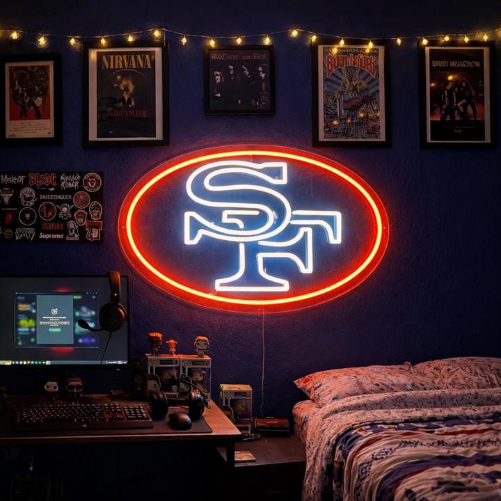 "Nfl Sf 49ers" Neonskylt