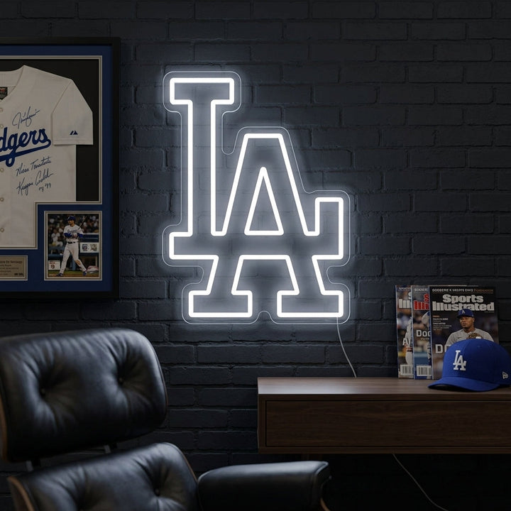 "LA" Neonskylt