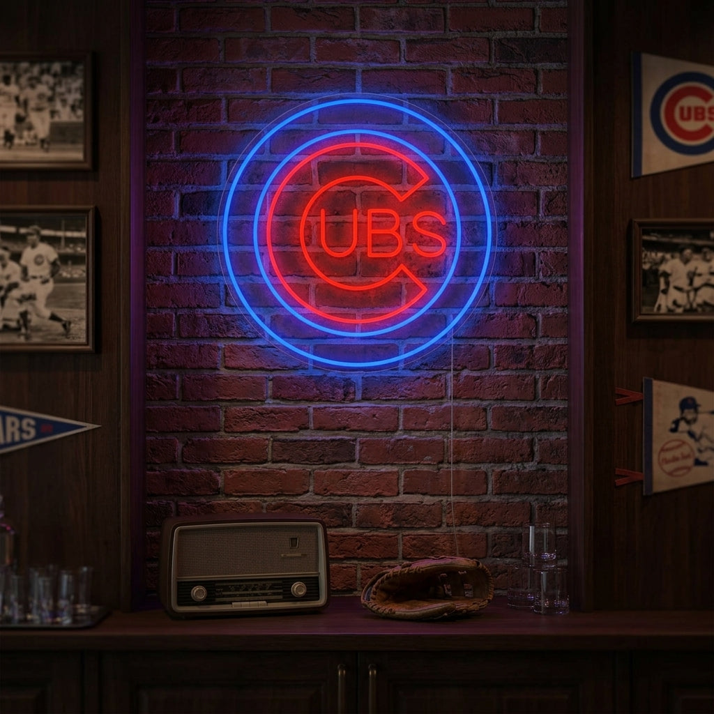 "CUBS" Neonskylt