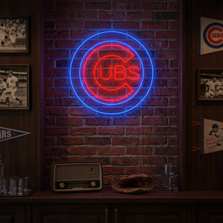 "CUBS" Neonskylt
