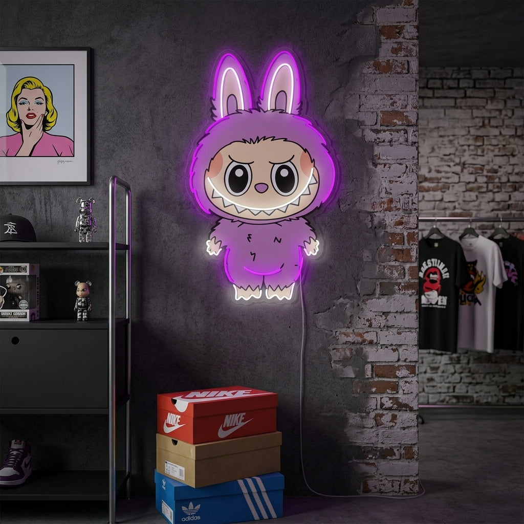 "The Monsters Labubu" Neonskylt