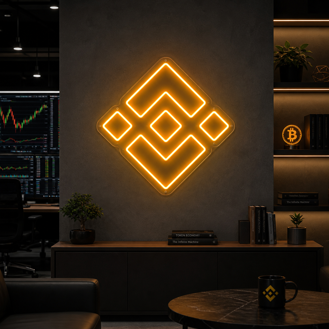 "Binance BNB-Mynt" Neonskylt