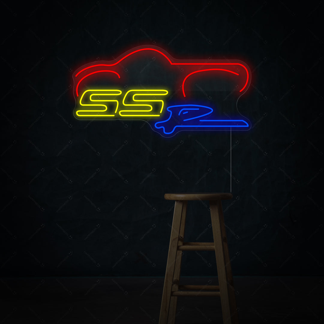 "SSR-Bil" Neonskylt