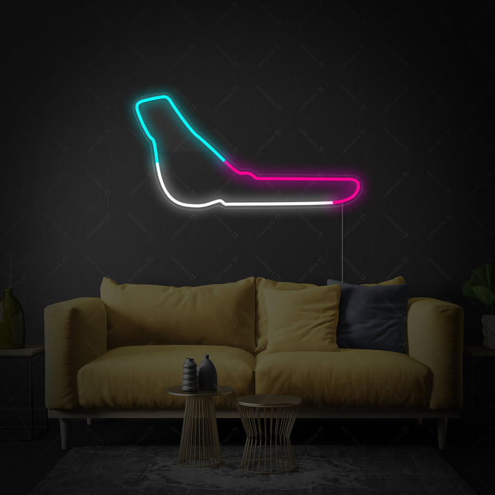 "Italien Monza F1-Bana" Neonskylt