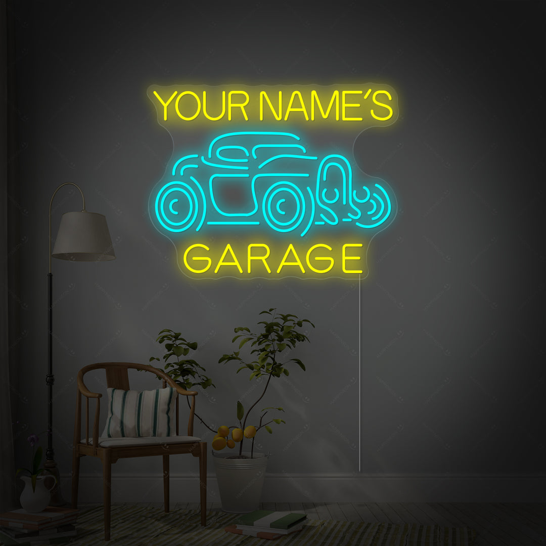 "Jack Garage" Neonskylt