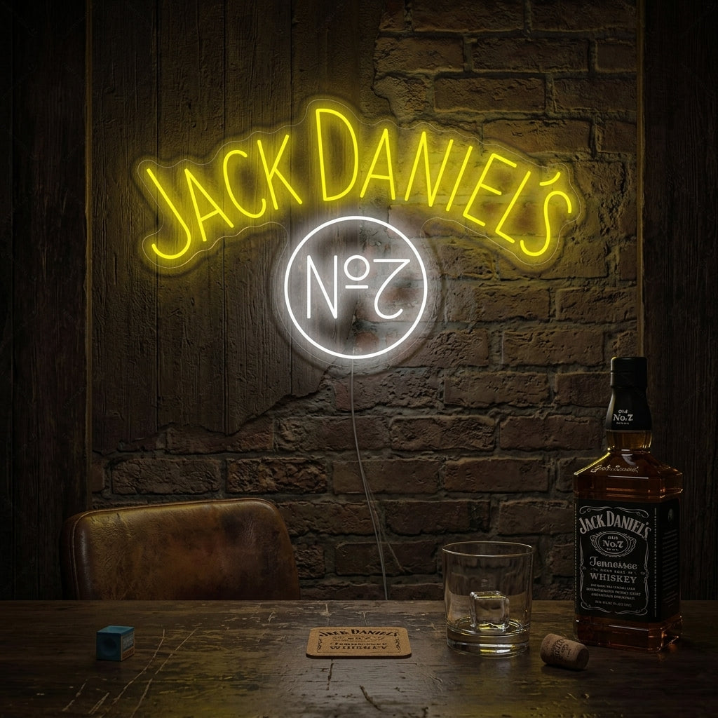 "Jack No.7" Neonskylt