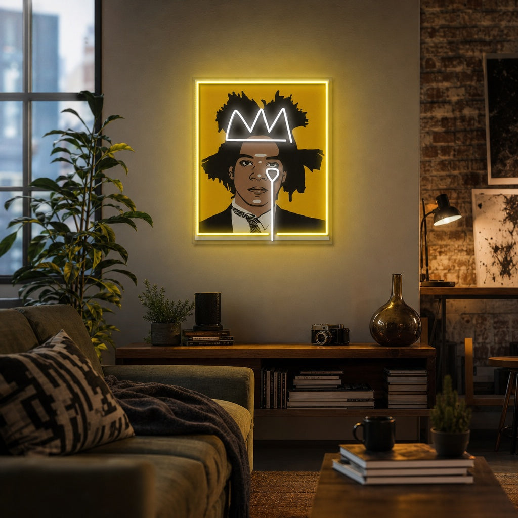 "Jean, konstnär" UV-tryckt LED-neonskylt