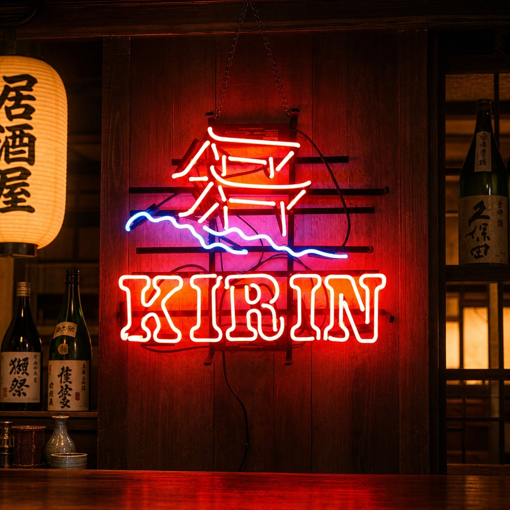 "KIRIN Beer" Neonskylt