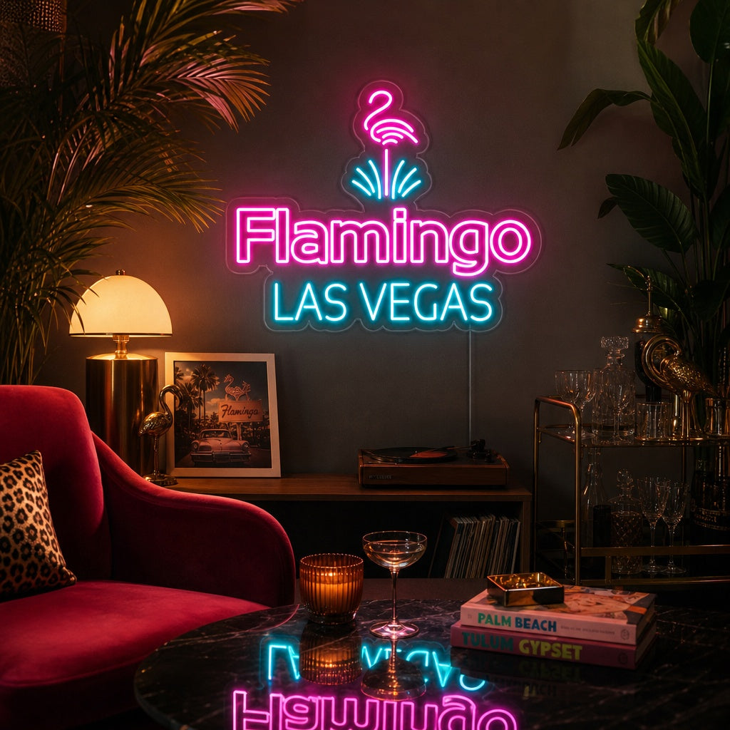"Flamingo Las Vegas" Neonskylt