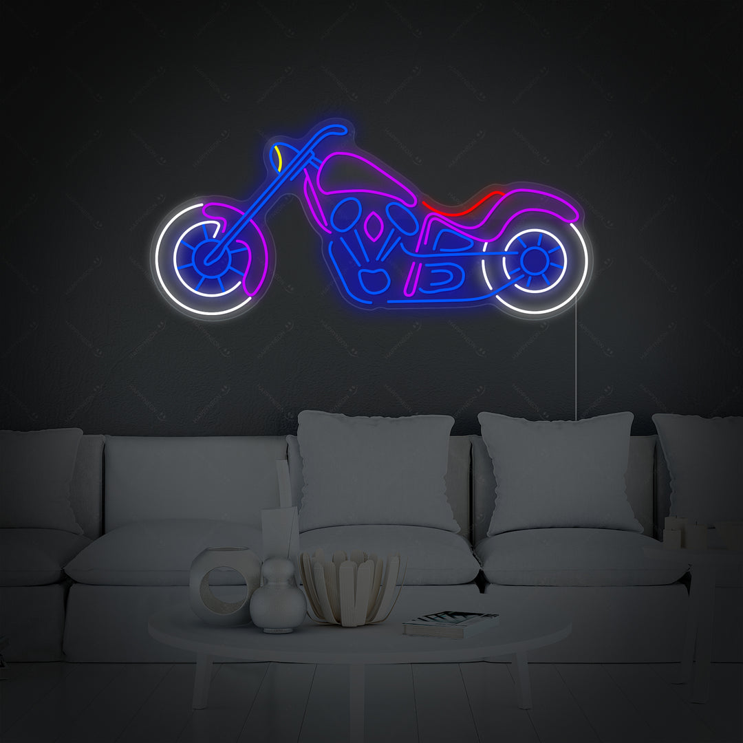 "Motorcykel" Neonskylt