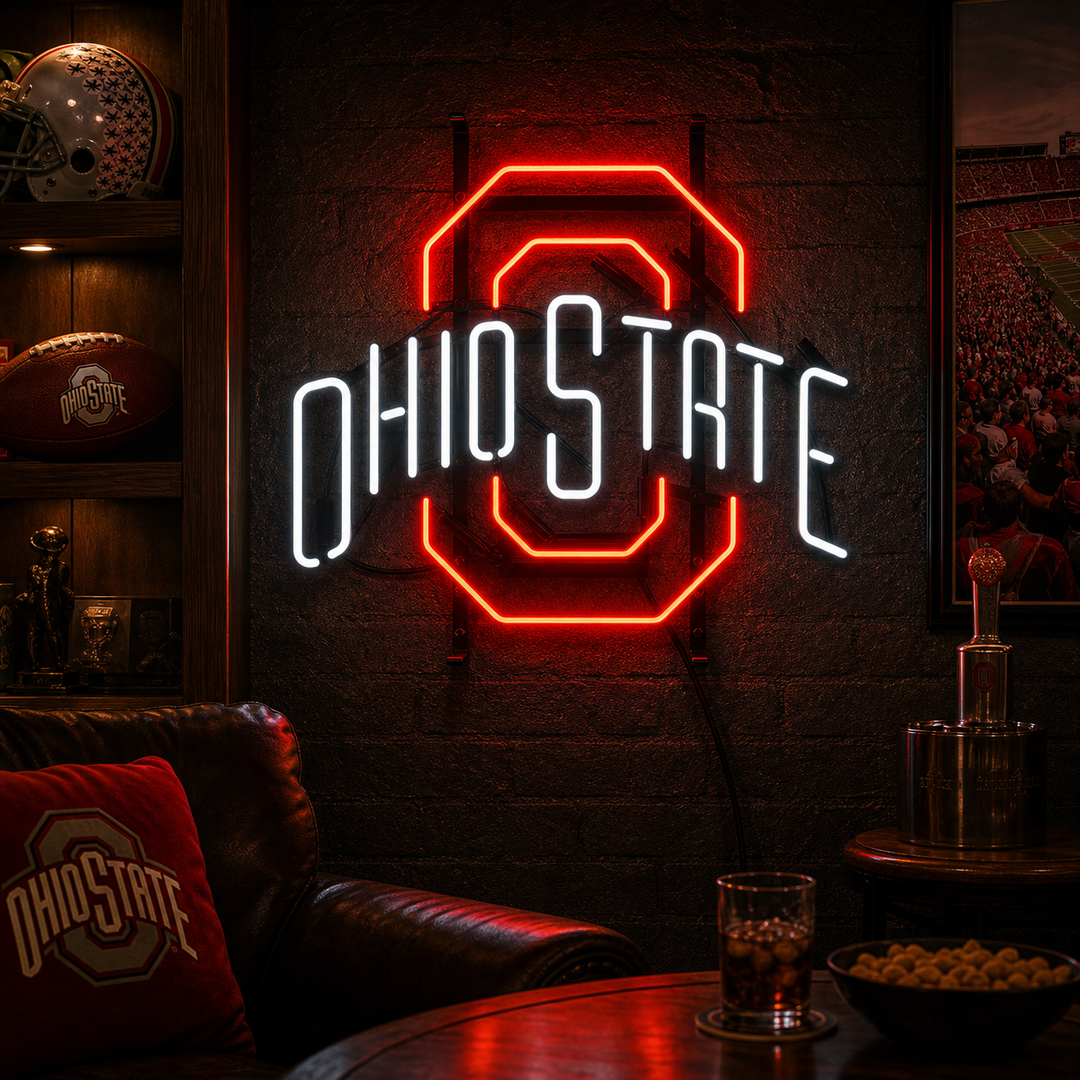 "Ohio State" Neonskylt