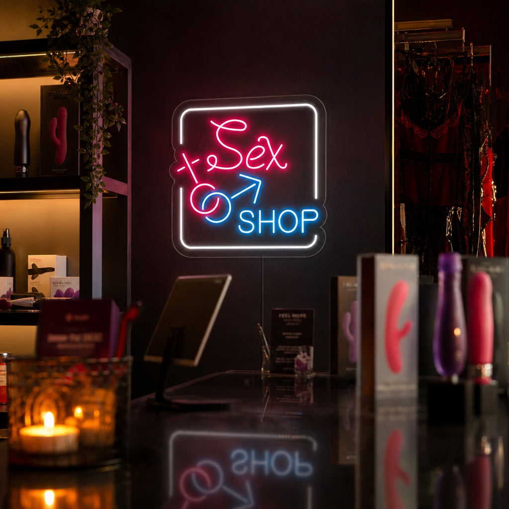 "Sex Shop" Neonskylt