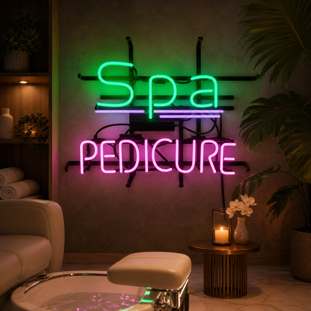 "Spa Pedicure" Neonskylt
