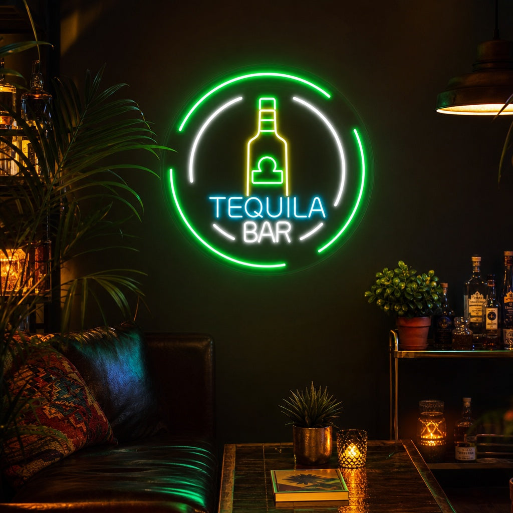 "Tequila Bar" Neonskylt