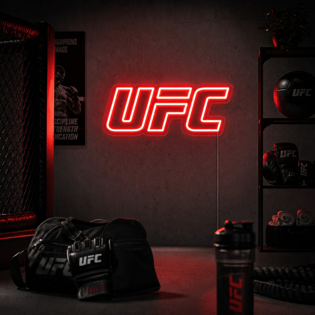 "UFC" Neonskylt