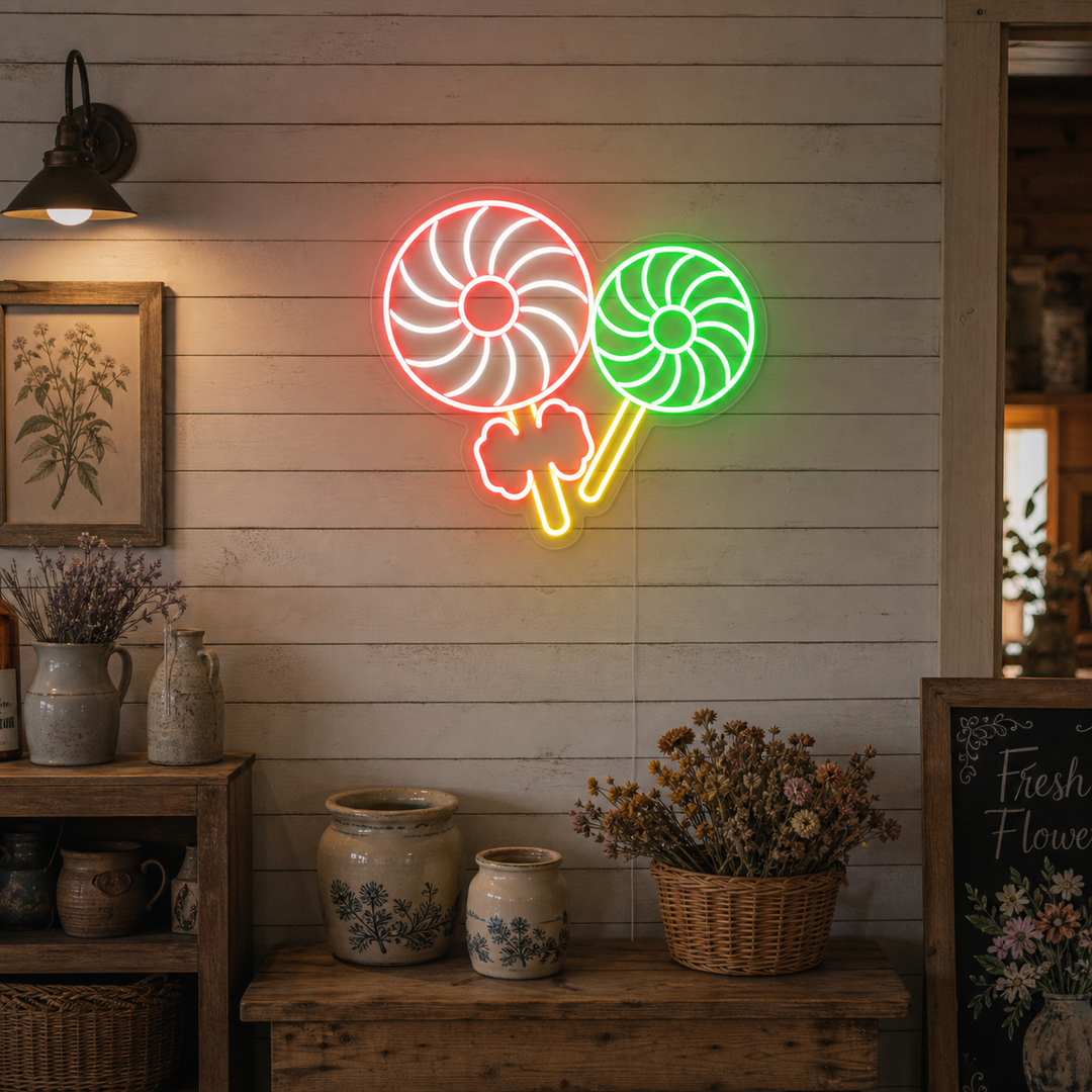 "Liten Fläkt" Neonskylt
