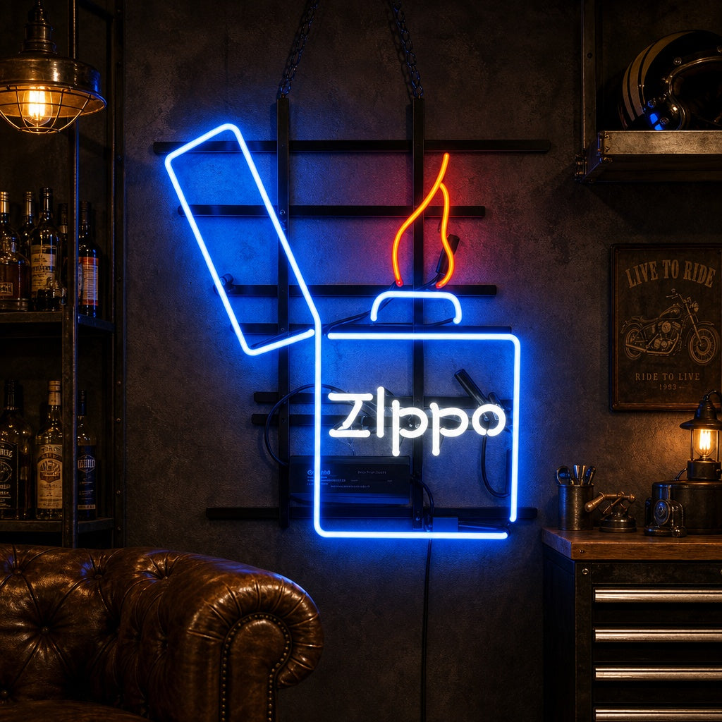 "Zippo" Neonskylt
