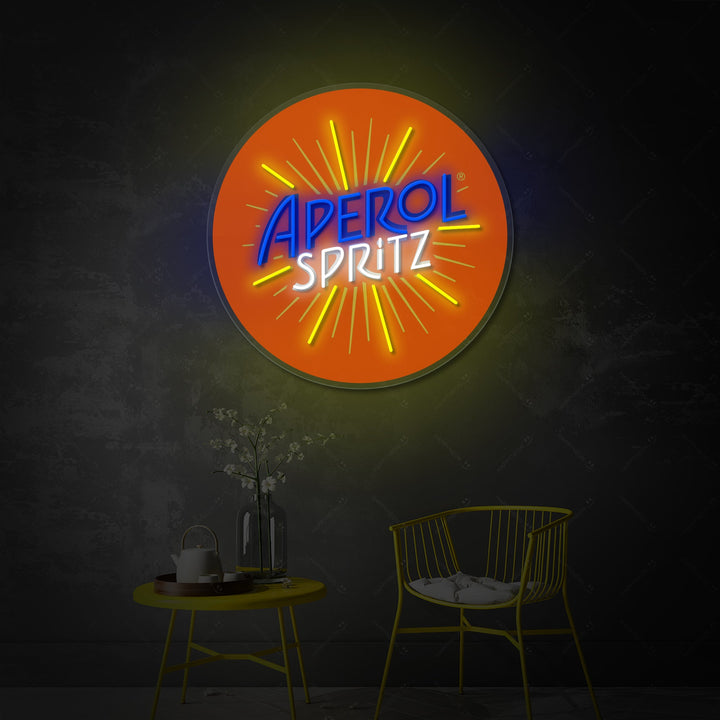 "Italien Aperol Spritz" Neonskylt